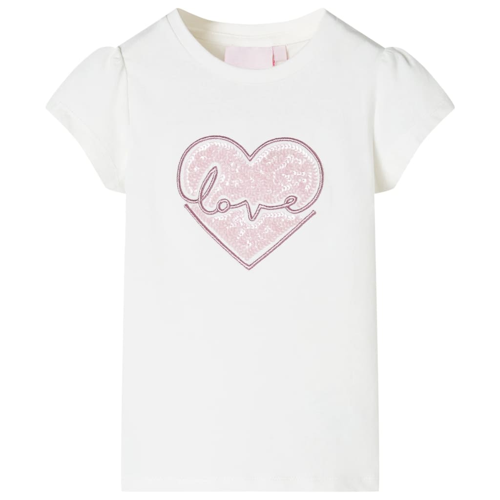 Camiseta infantil color crudo 104