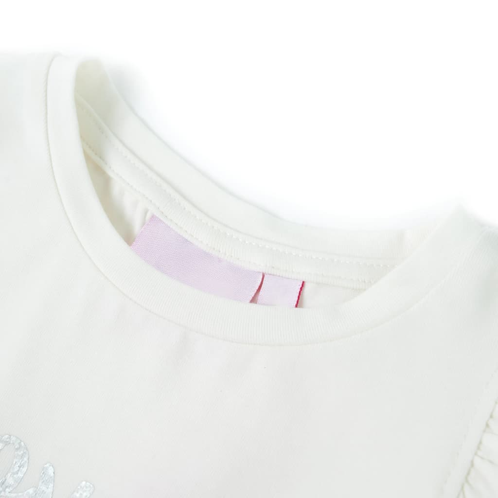 Children's t -shirt with white flying sleeves 92