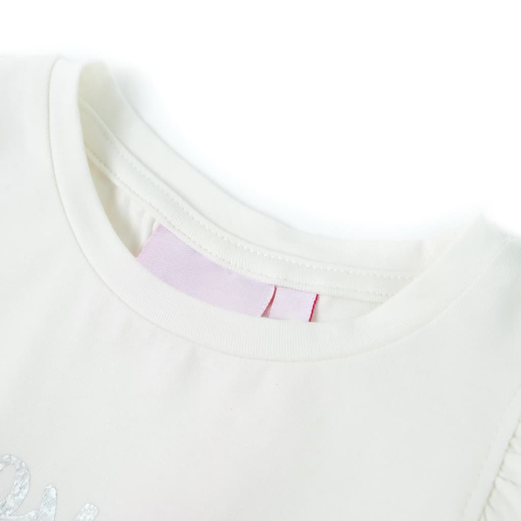 Children's t -shirt with white flying sleeves 116