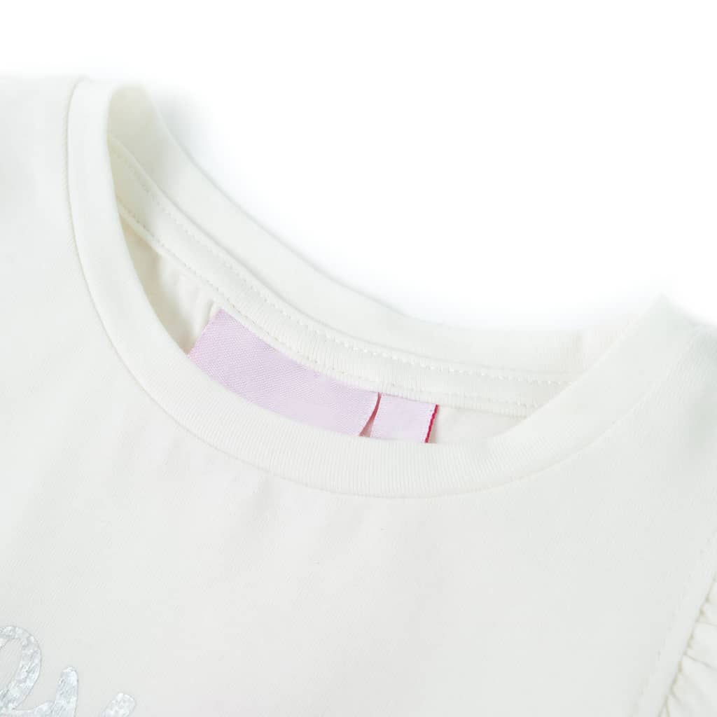 Children's t -shirt with white flying sleeves 140 V98