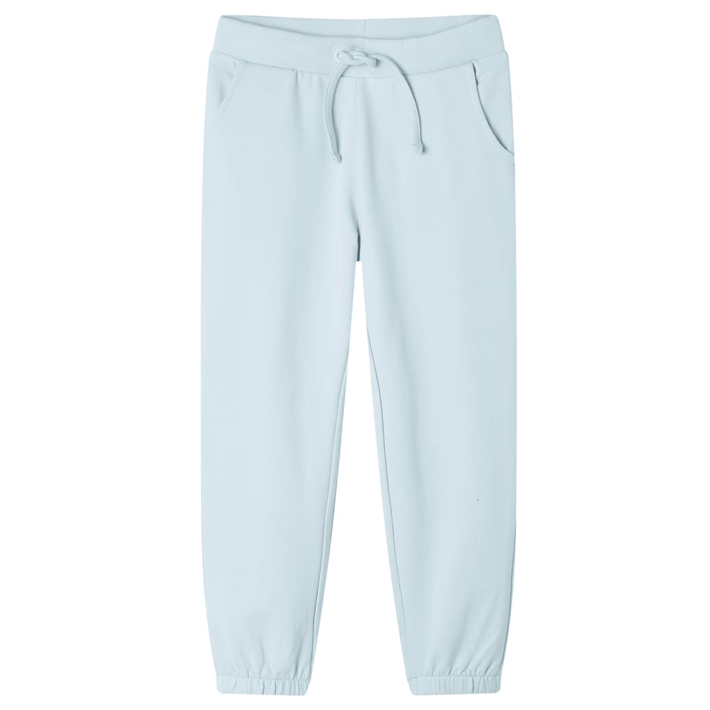 Pantalón de chándal infantil azul claro 92