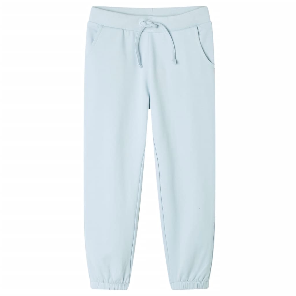 Pantalón de chándal infantil azul claro 128