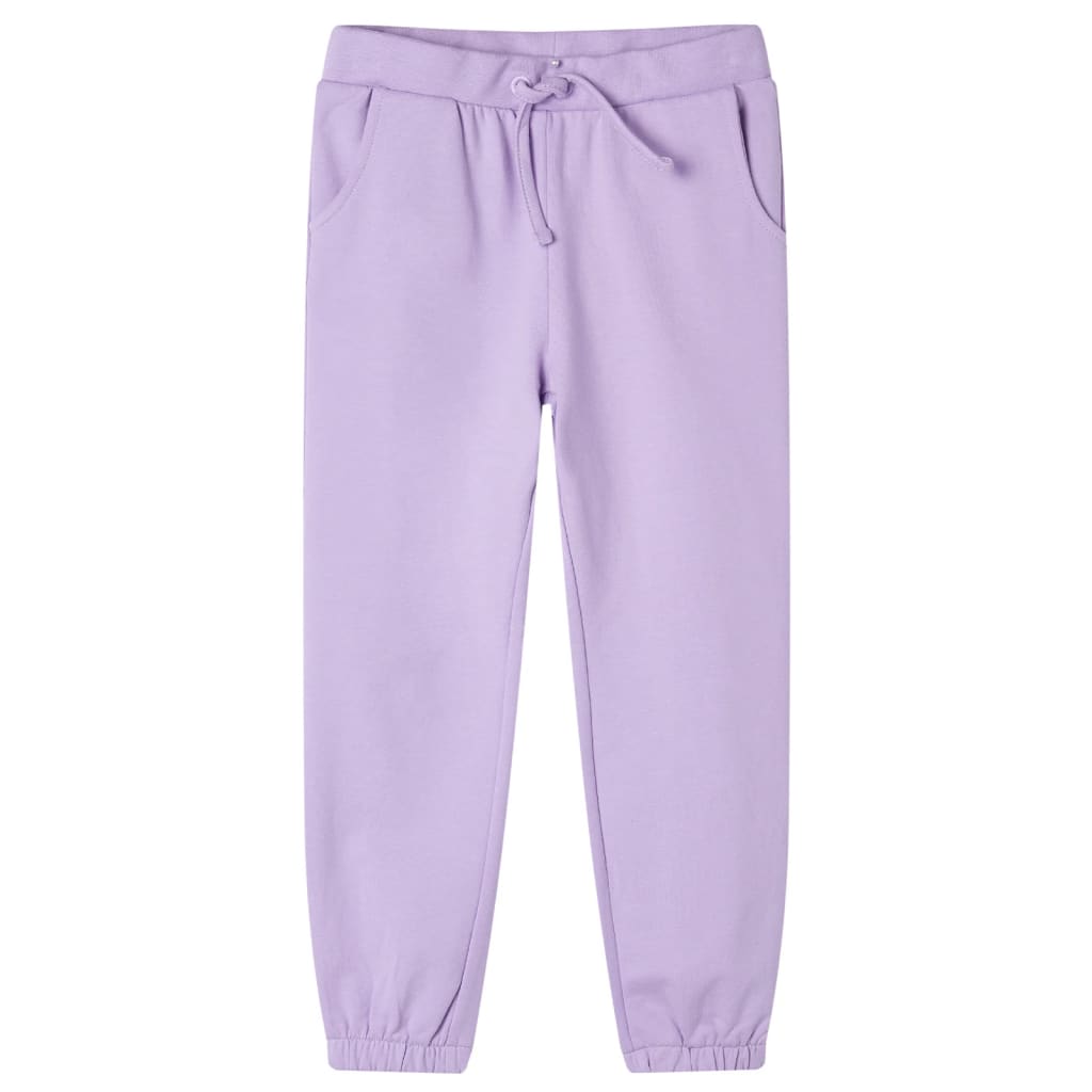 Pantalones de chándal infantiles color lila 92