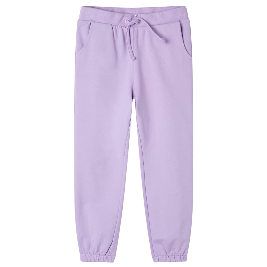 Vetonek Pantalones de chándal infantiles color lila 128