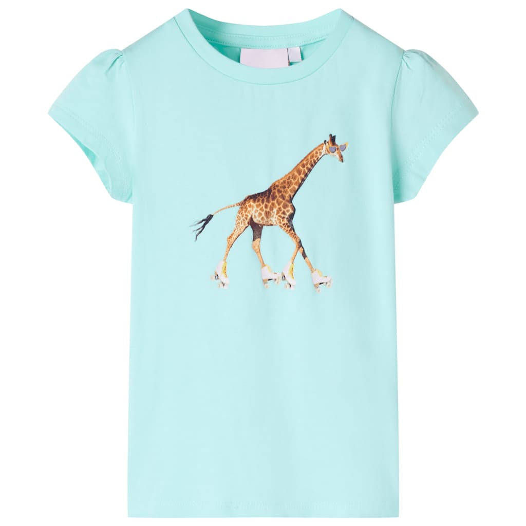 Camiseta infantil aguamarina claro 116