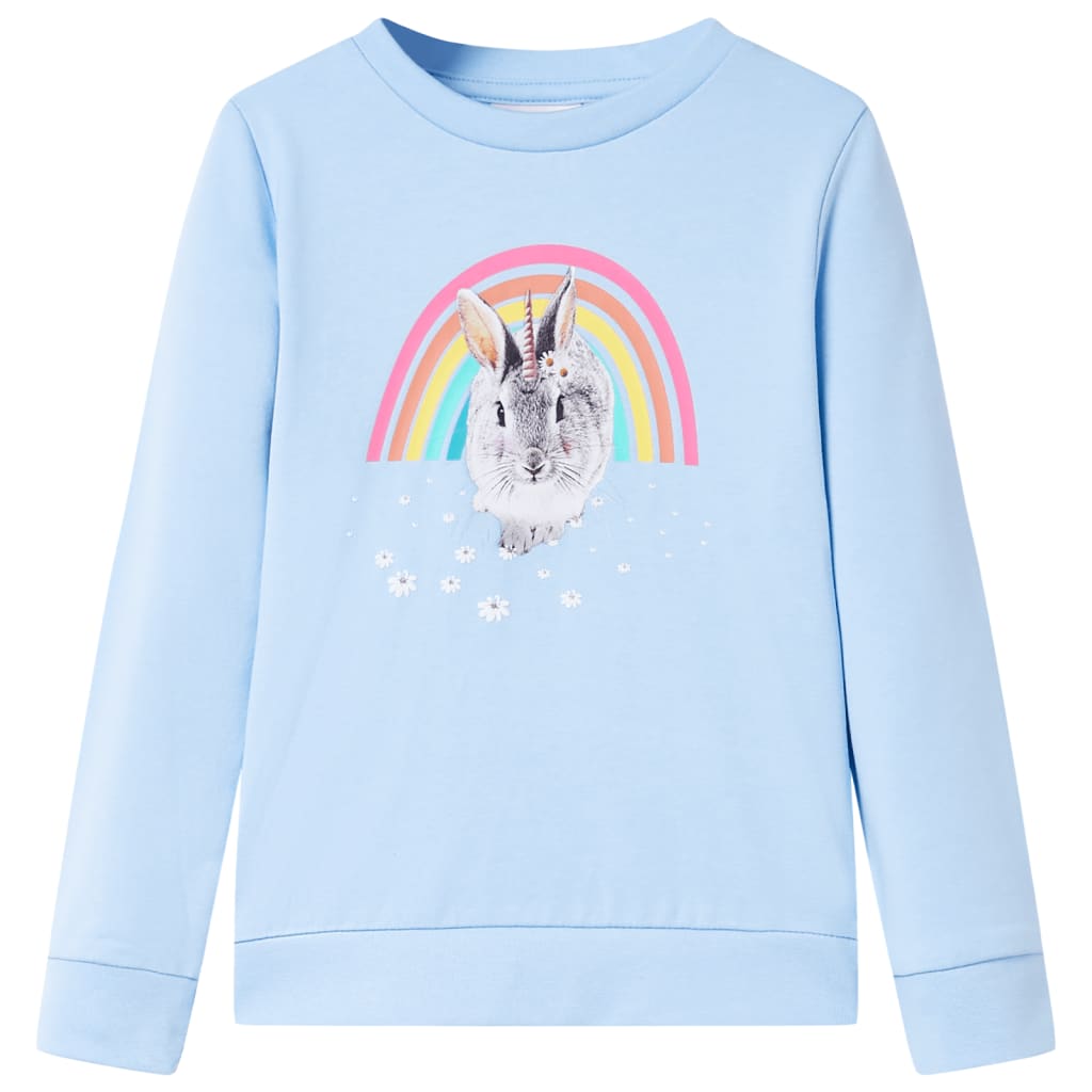 Sudadera infantil azul claro 104