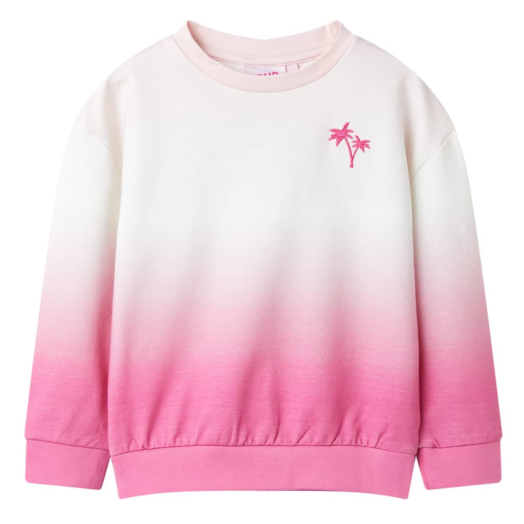 Sudadera infantil rosa claro 104