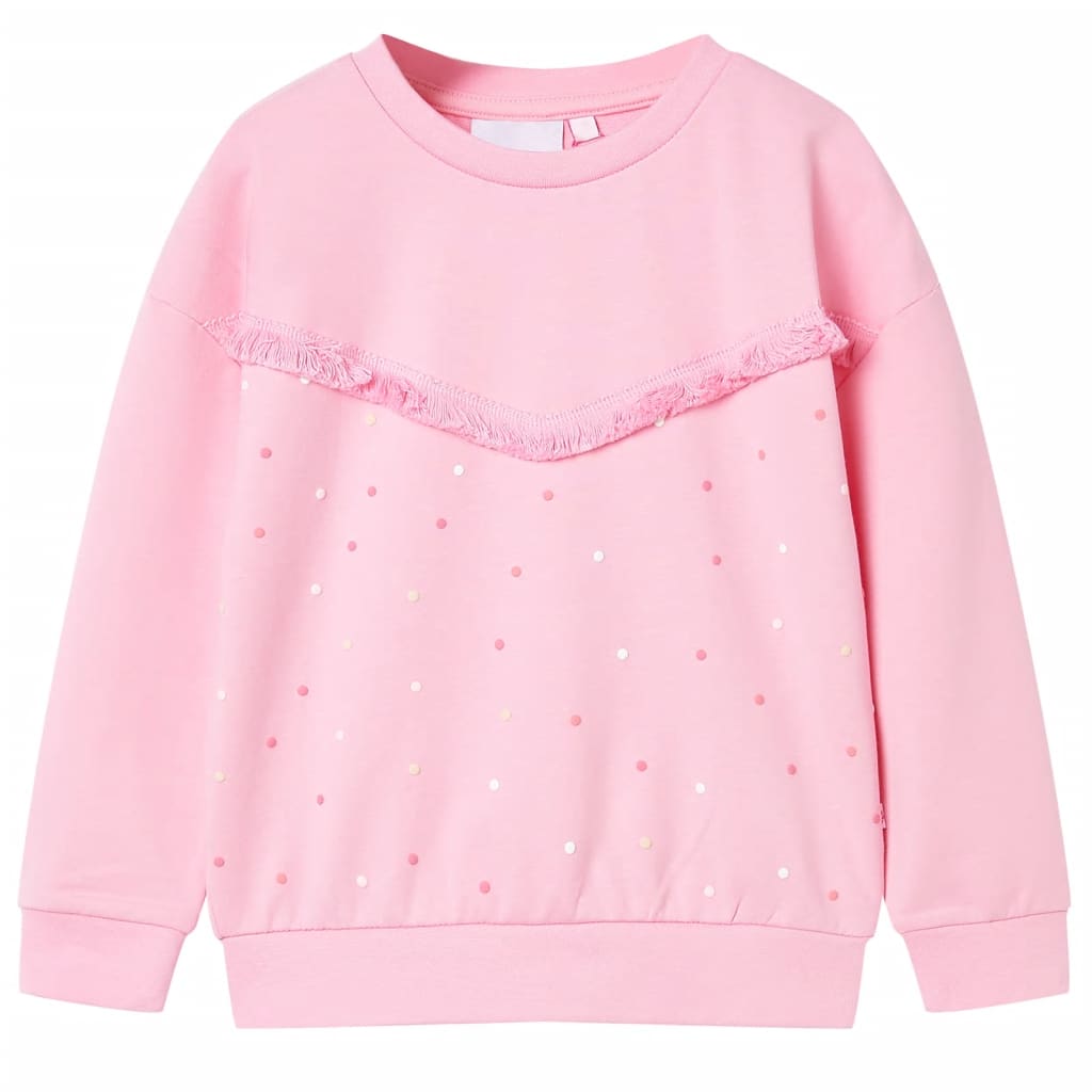 Sudadera infantil rosa 92