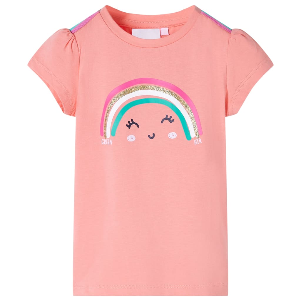 Vetonek Camiseta infantil color coral claro 104