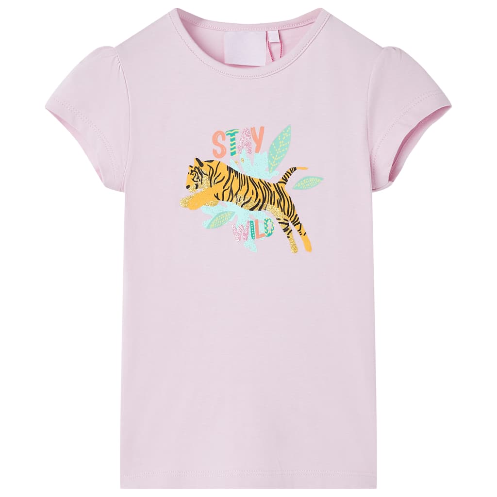 Camiseta infantil color lila 104