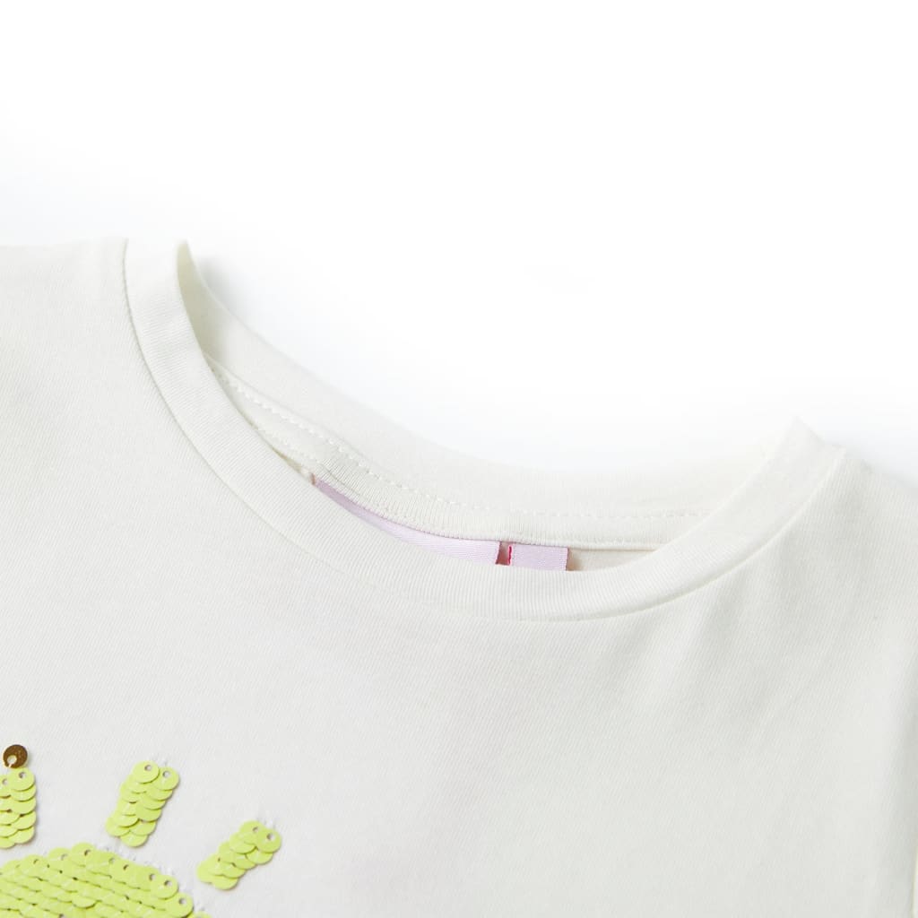 Camiseta infantil color crudo 104