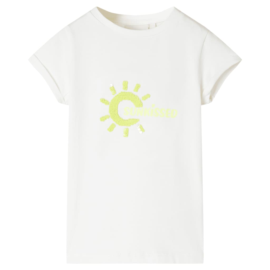 Camiseta infantil color crudo 104