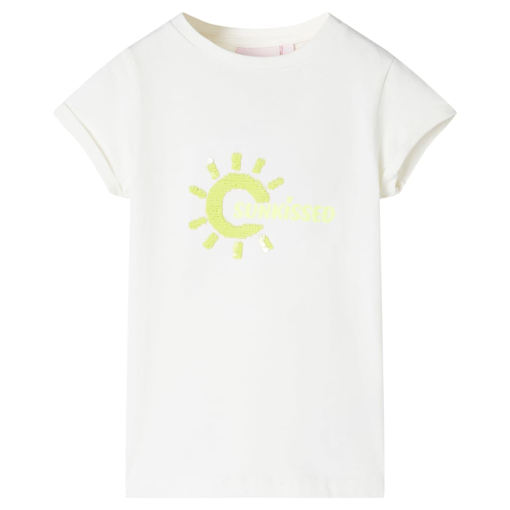 Camiseta infantil color crudo 116