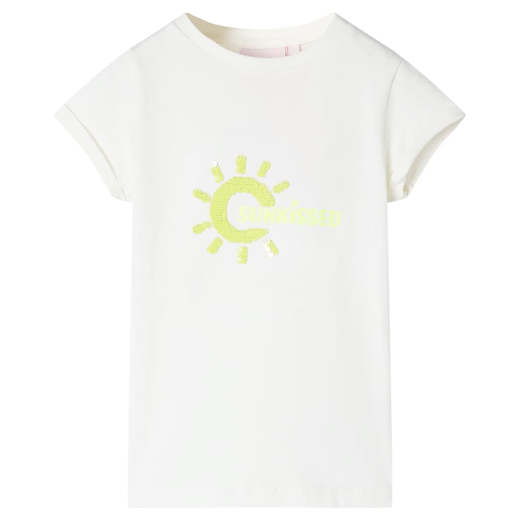 Camiseta infantil color crudo 128