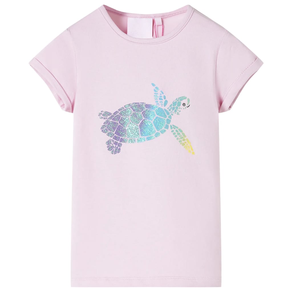 Camiseta infantil color lila 104