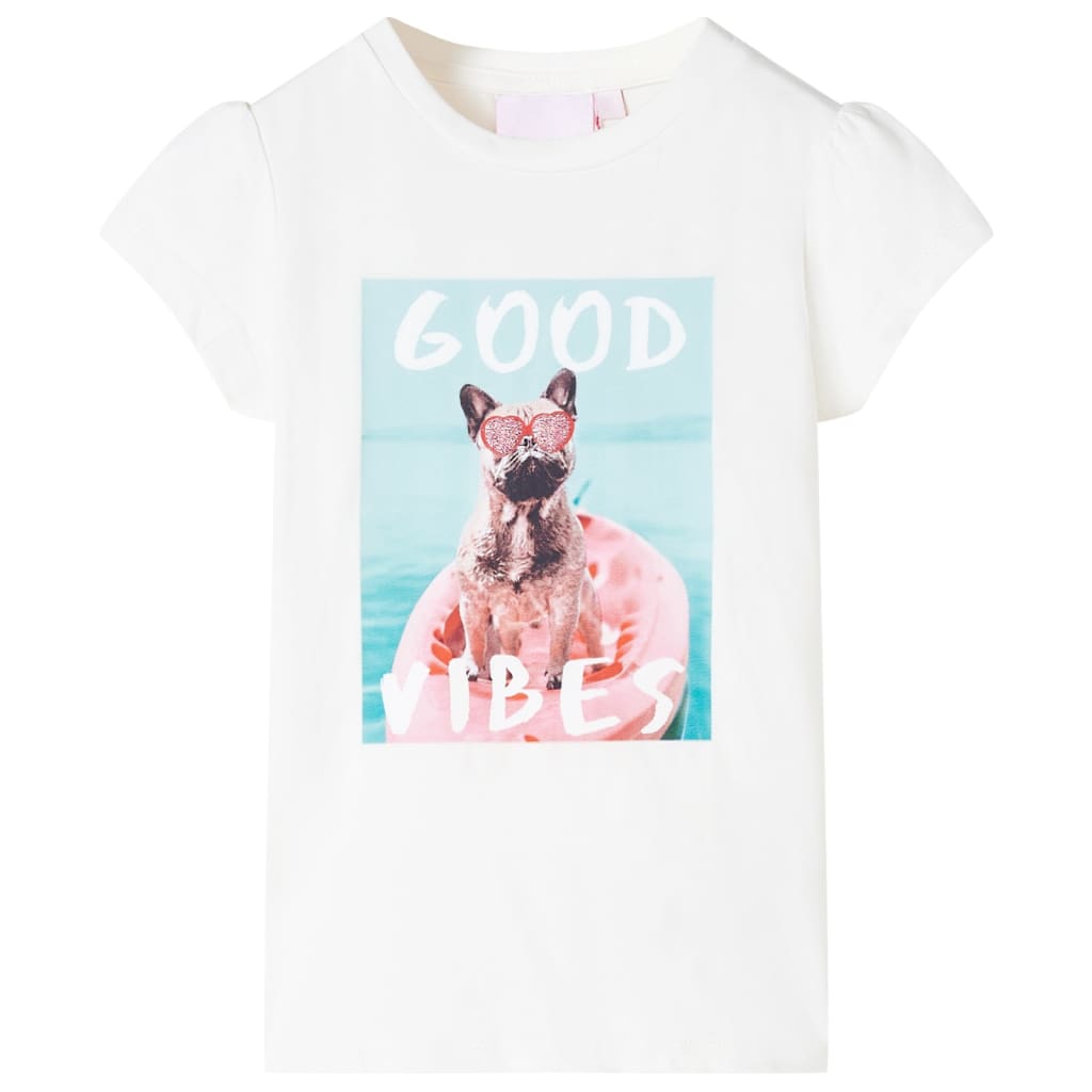 Camiseta infantil color crudo 104