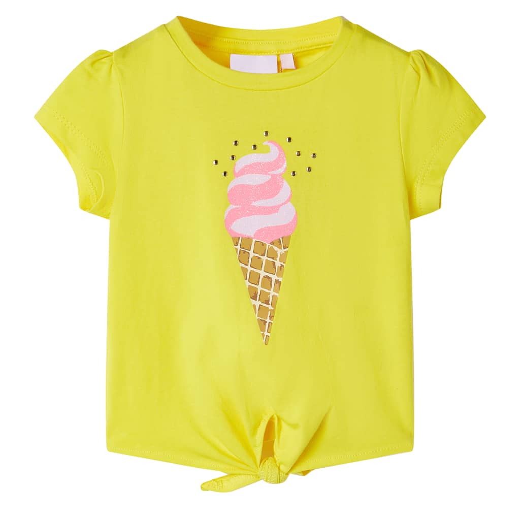 Camiseta infantil amarillo 116