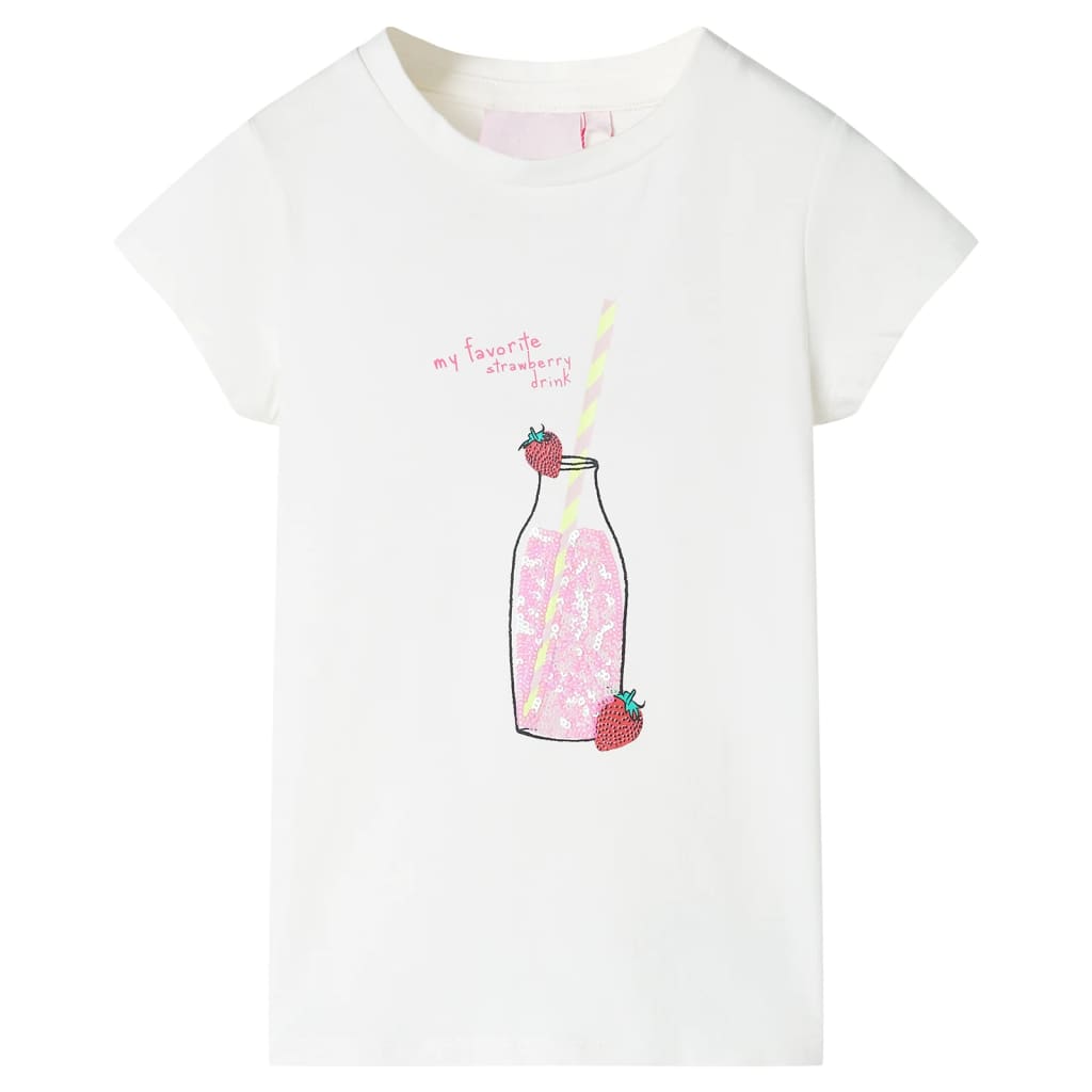 Camiseta infantil color crudo 104