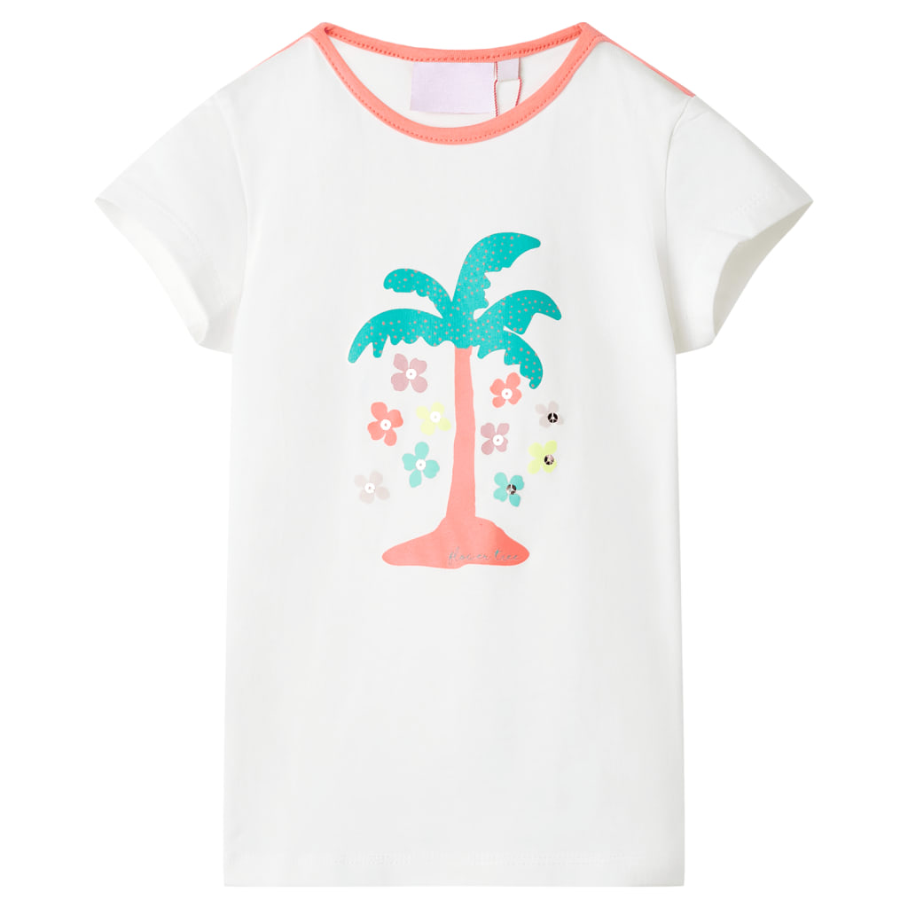 Camiseta infantil color crudo 104