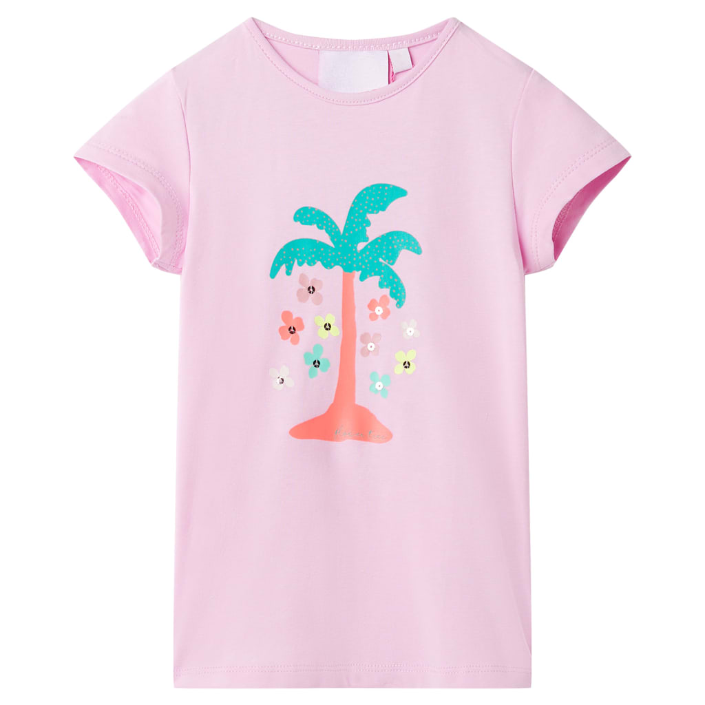 Camiseta de niños color lila 92