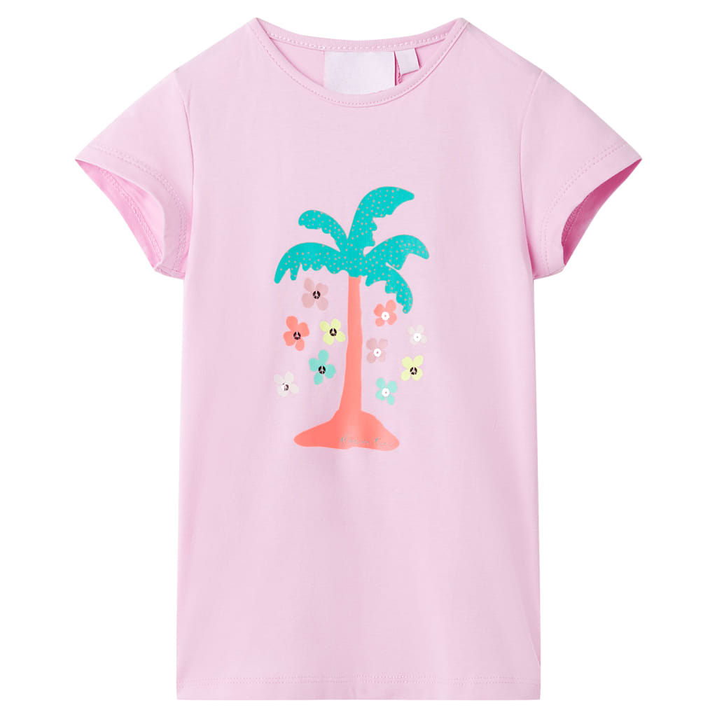 Camiseta de niños color lila 104