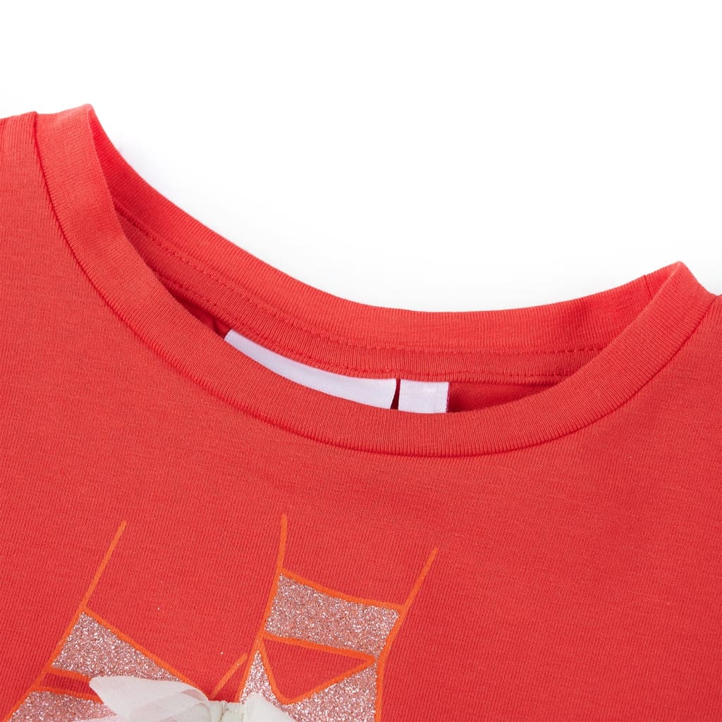 T -Shirt infantile rosso 104