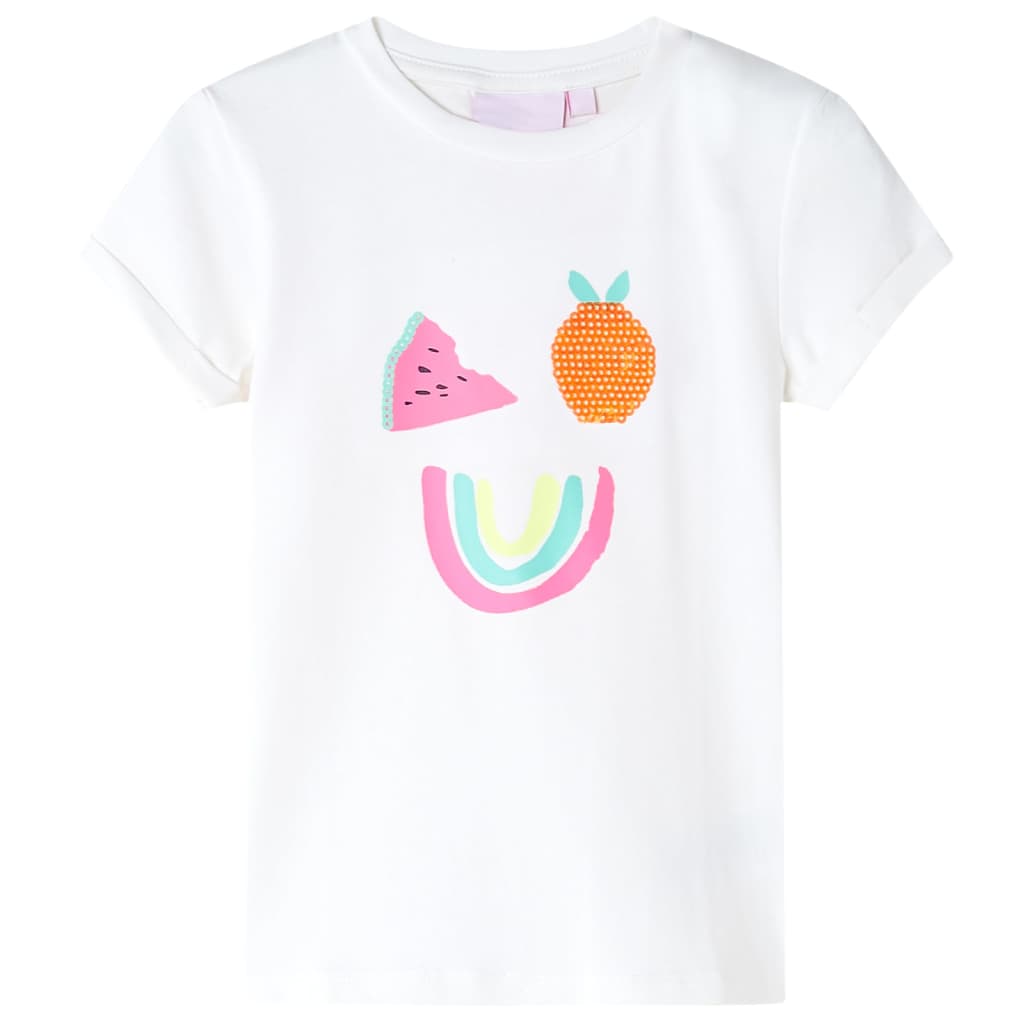 Camiseta infantil color crudo 128