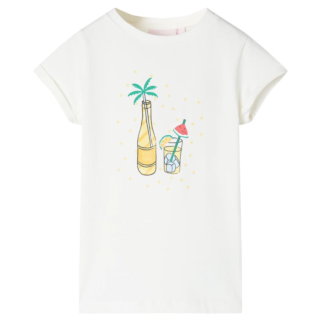 Camiseta infantil color crudo 104