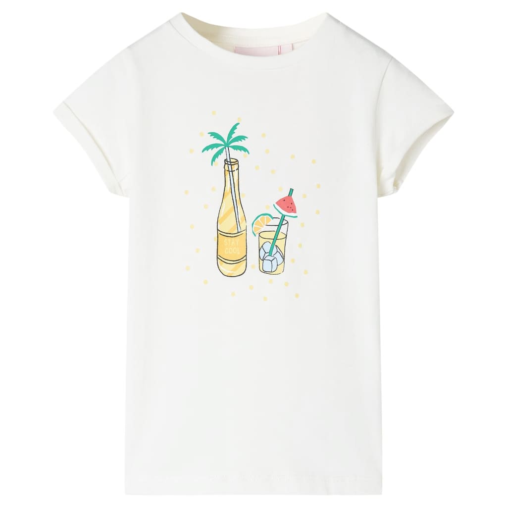 Camiseta infantil color crudo 116