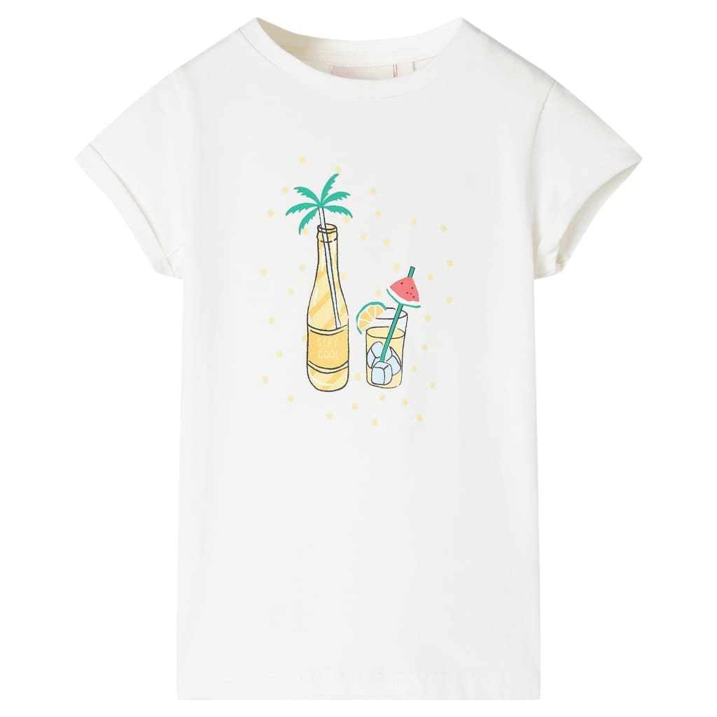 Camiseta infantil color crudo 128