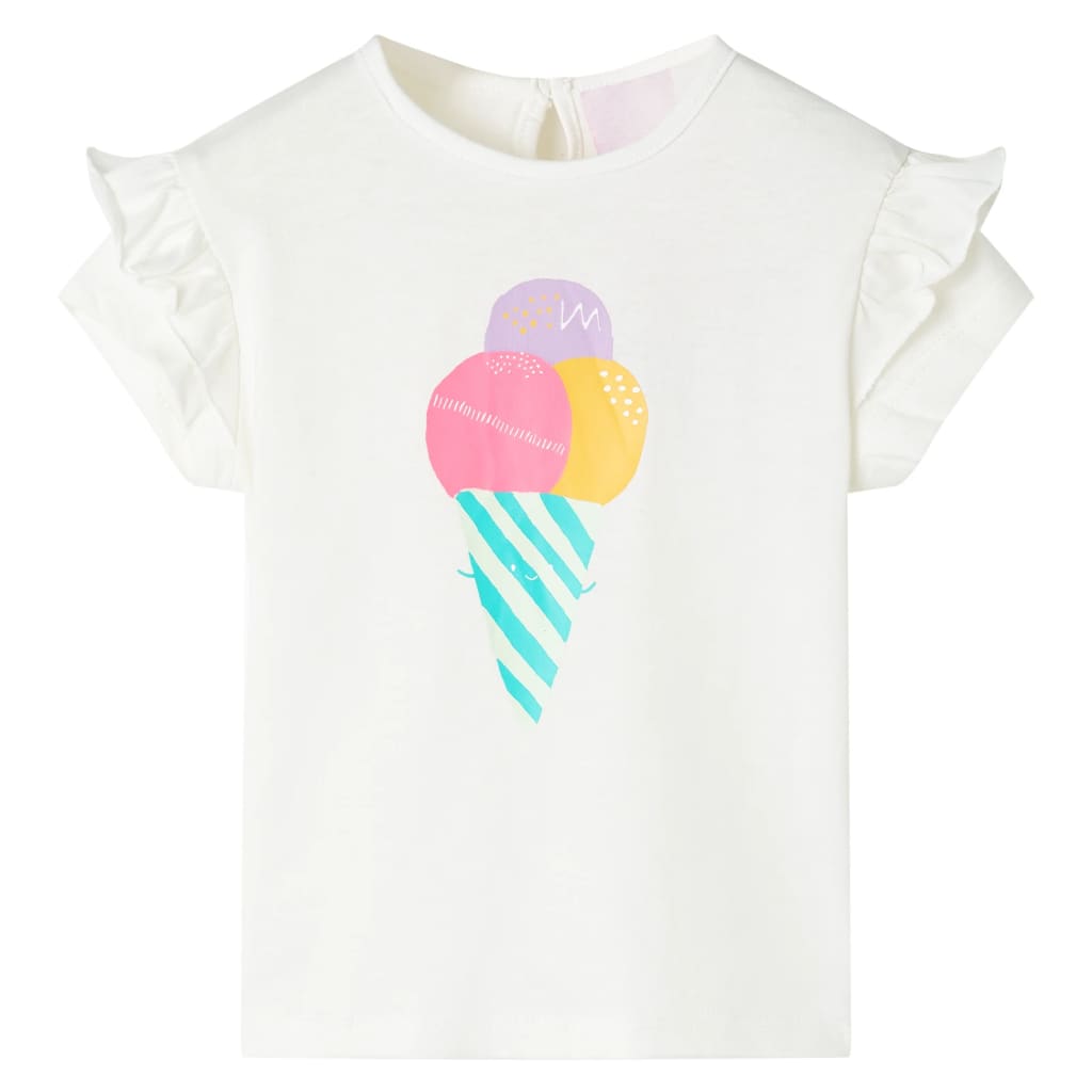 Camiseta de niños color crudo 104