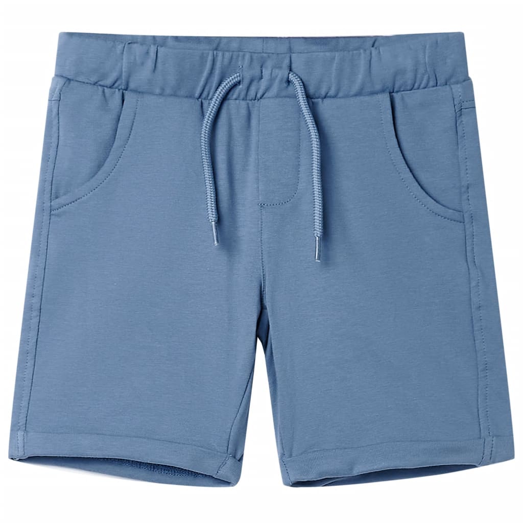 Pantalones cortos infantiles con cordón azul oscuro 116