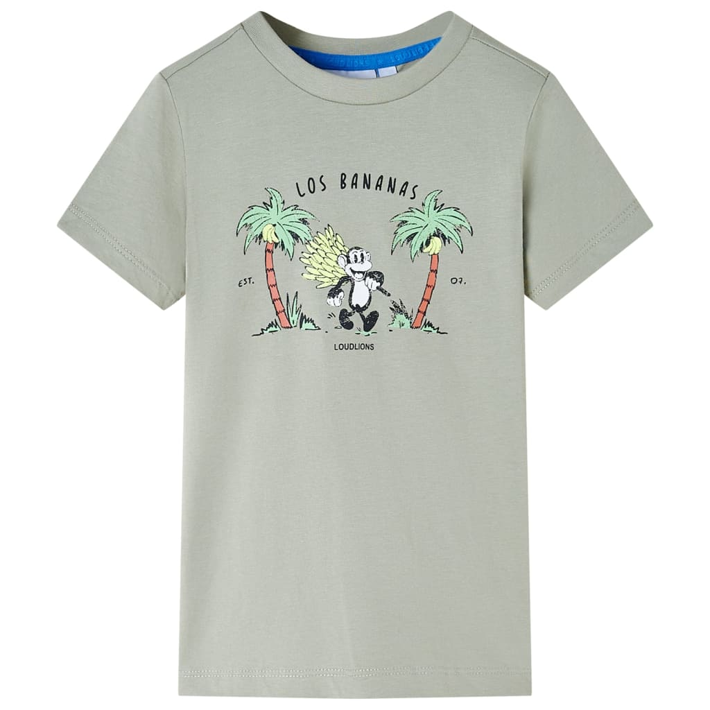 Camiseta infantil caqui claro 92