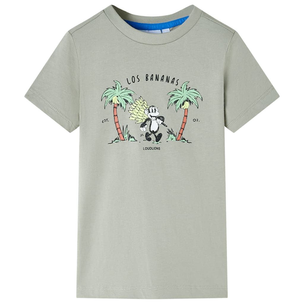 Camiseta infantil caqui claro 116