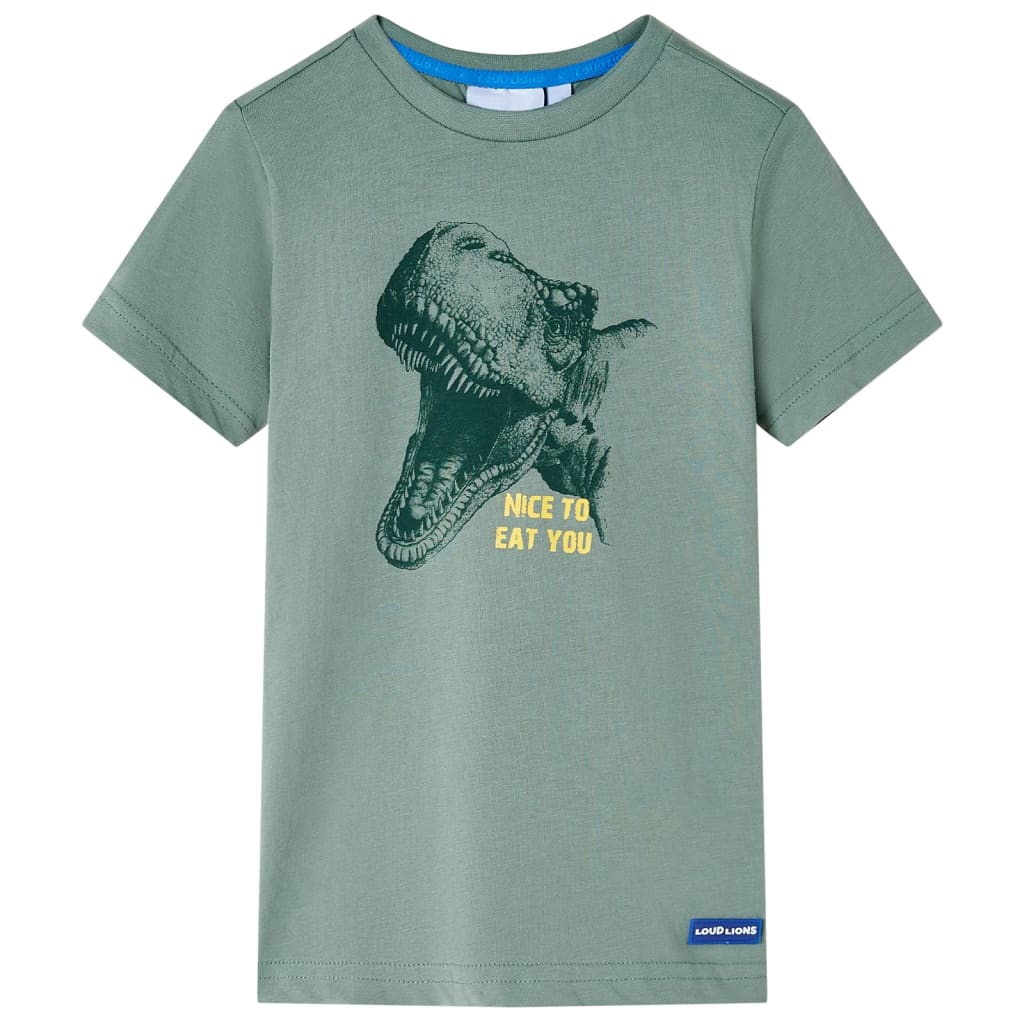 Camiseta infantil caqui 104