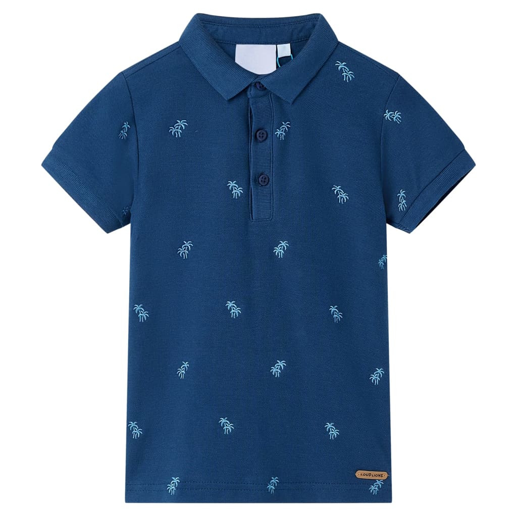 Polo infantil azul oscuro 92