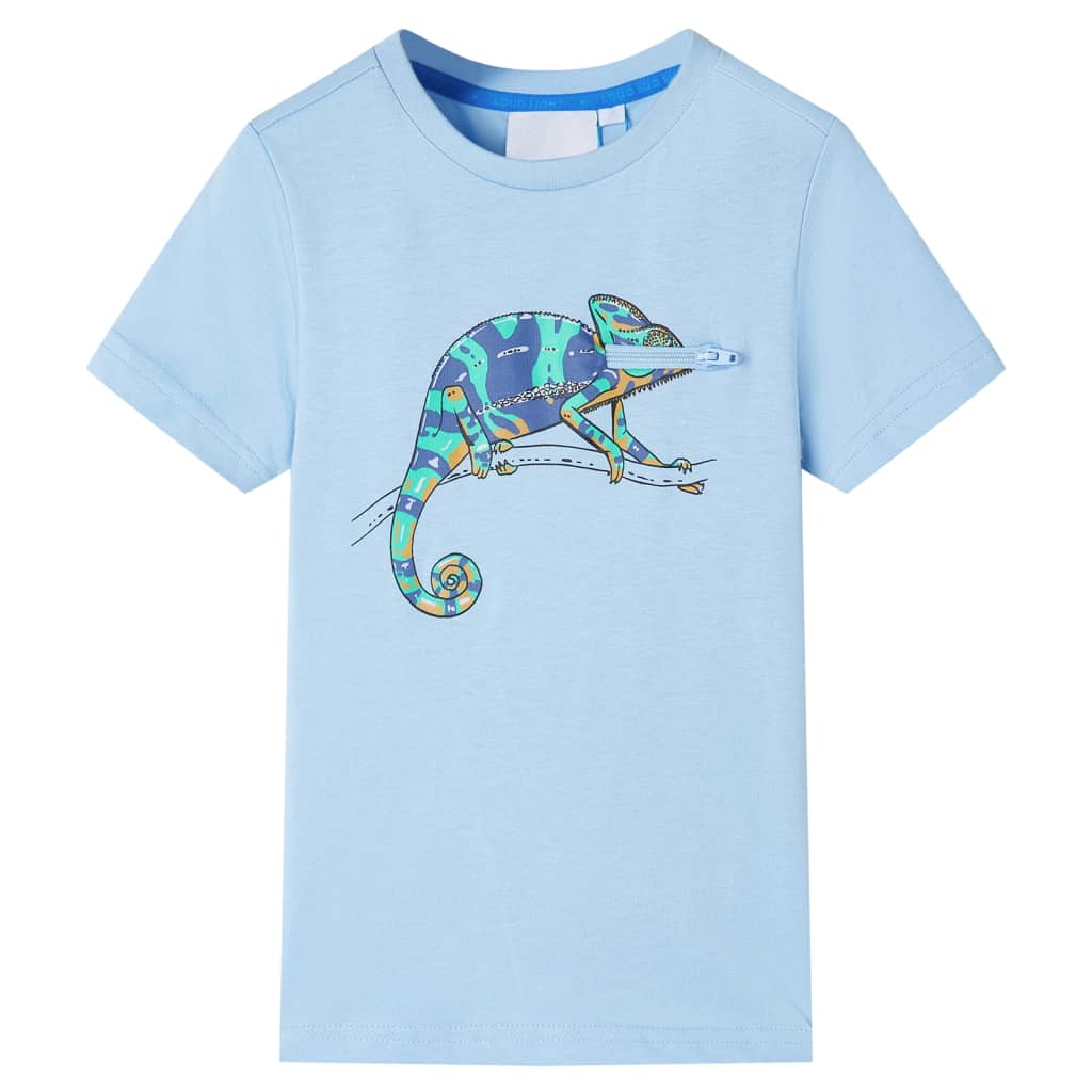 Vetonek Camiseta infantil de manga corta azul claro 92