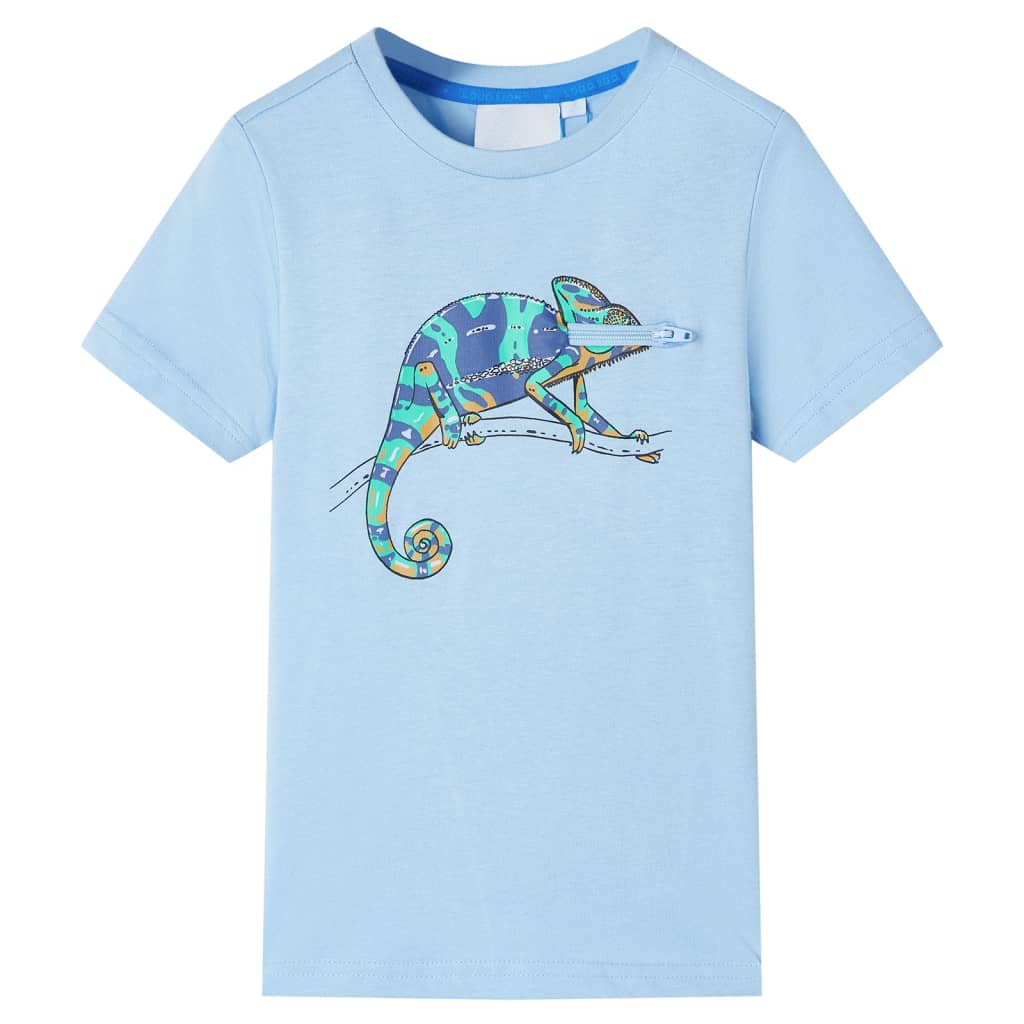 Vetonek Camiseta infantil de manga corta azul claro 116