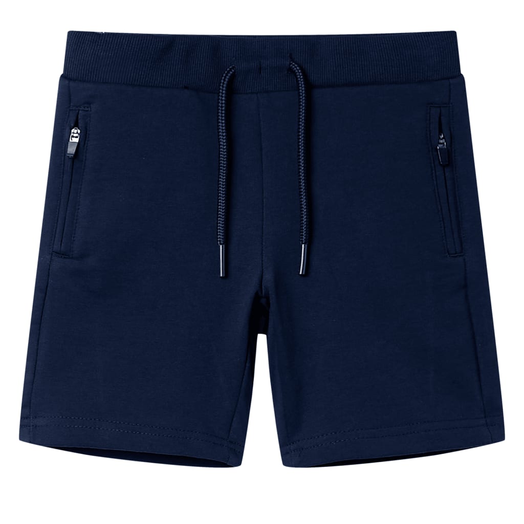 Pantalón corto de niños azul marino 104