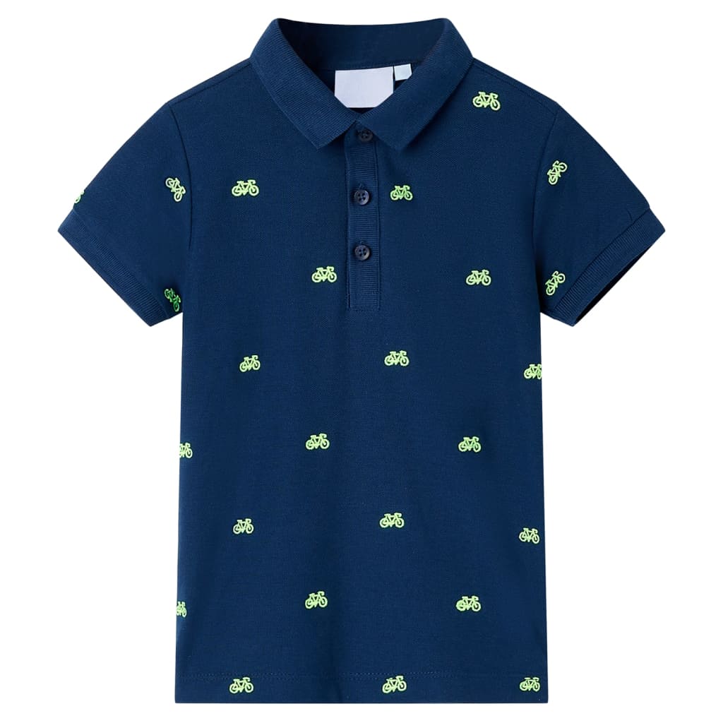 Polo de niños azul oscuro 104