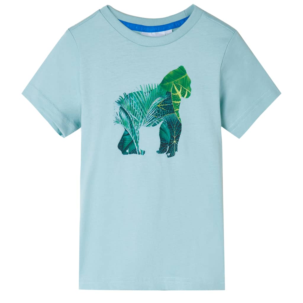 Camiseta infantil aguamarina claro 104