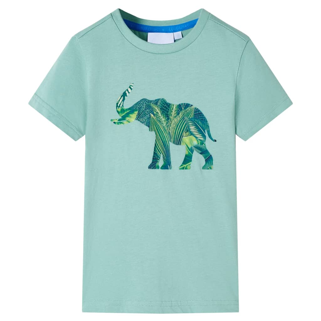 Camiseta infantil caqui claro 104