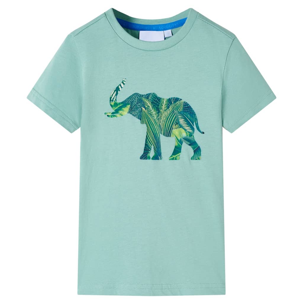 Camiseta infantil caqui claro 116