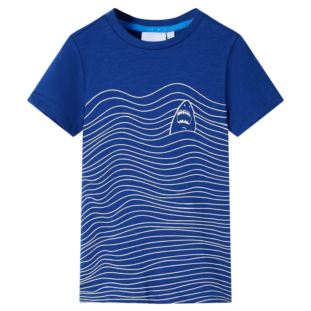 Vetonek Camiseta infantil azul oscuro 128