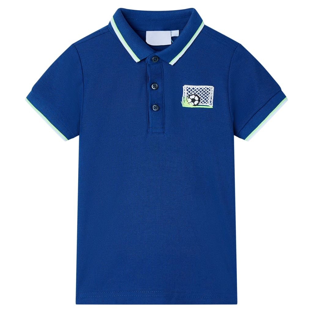 Polo de niños azul oscuro 92