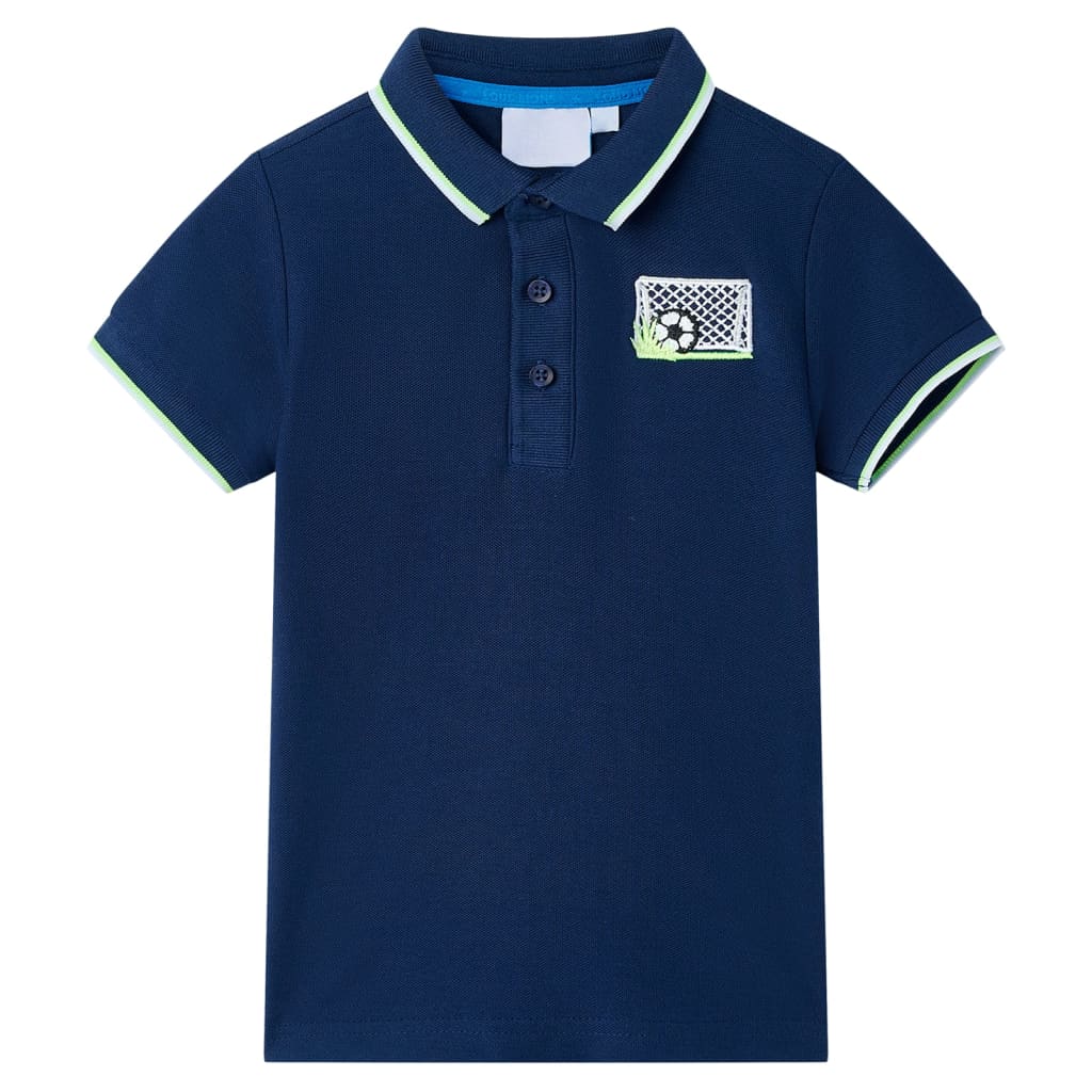 Polo de niños azul oscuro 104