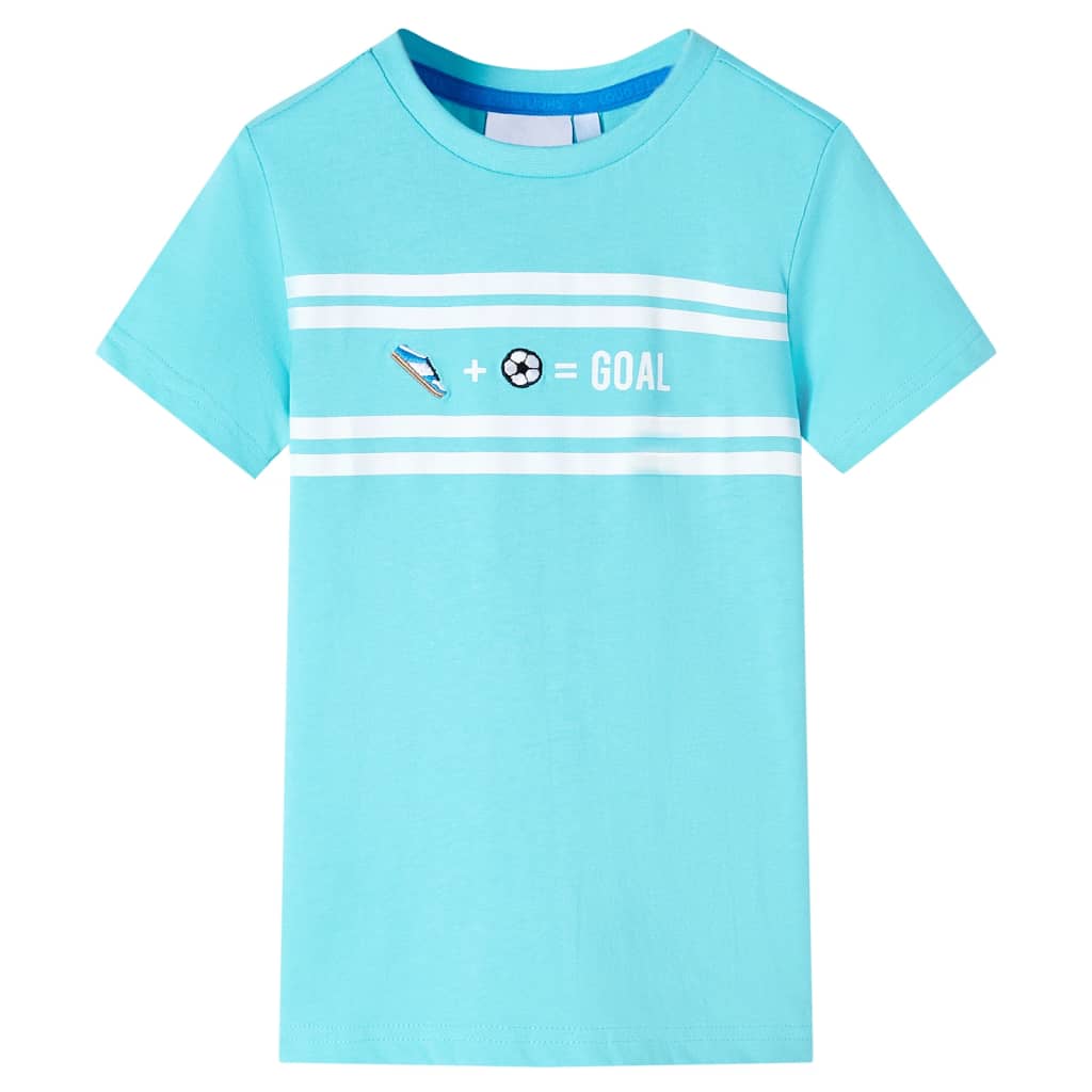 Vetonek Camiseta infantil aguamarina 116