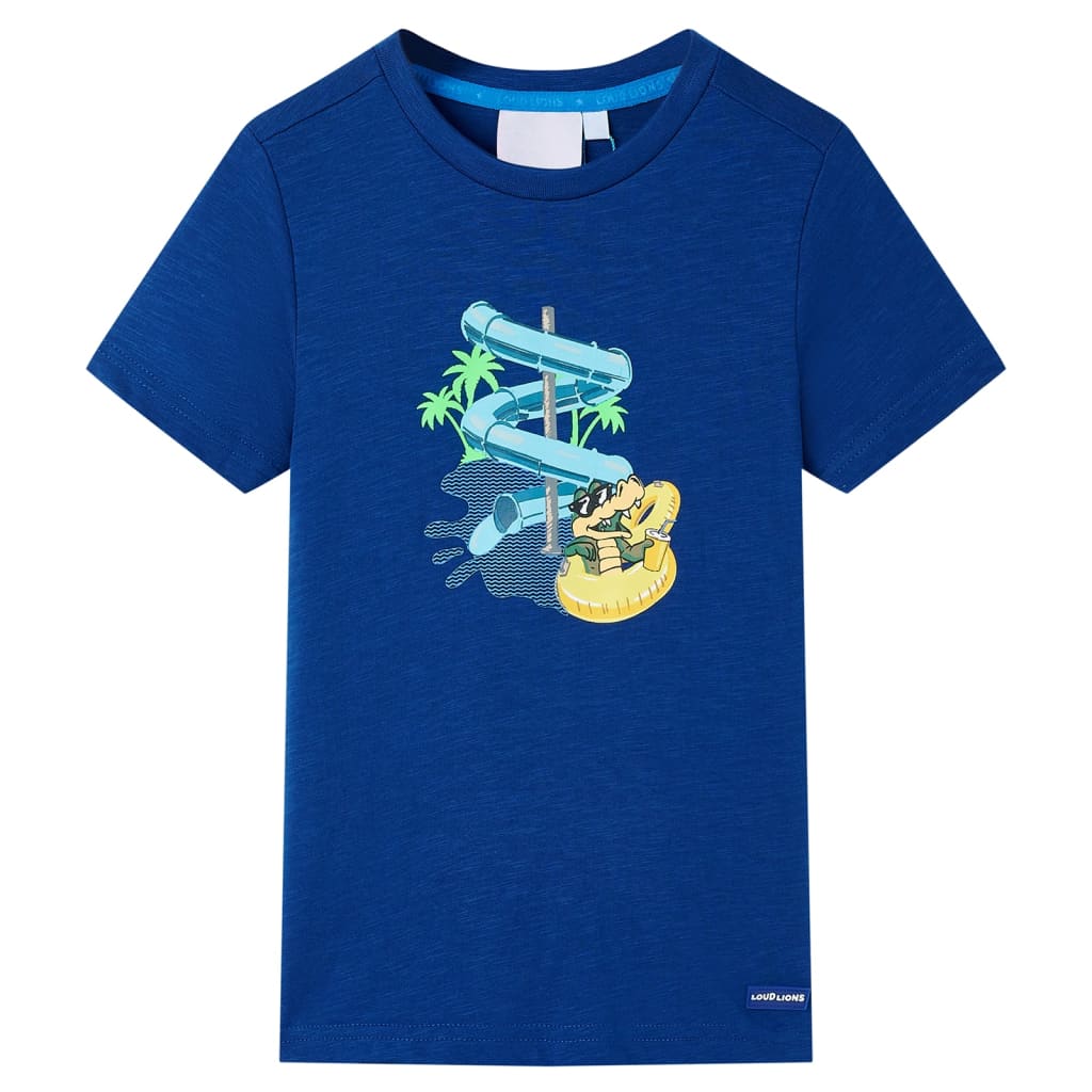 Vetonek Camiseta infantil azul oscuro 92