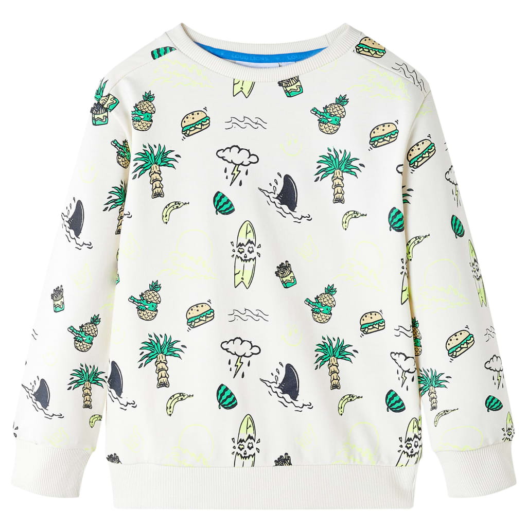 Sudadera infantil color crudo suave 104