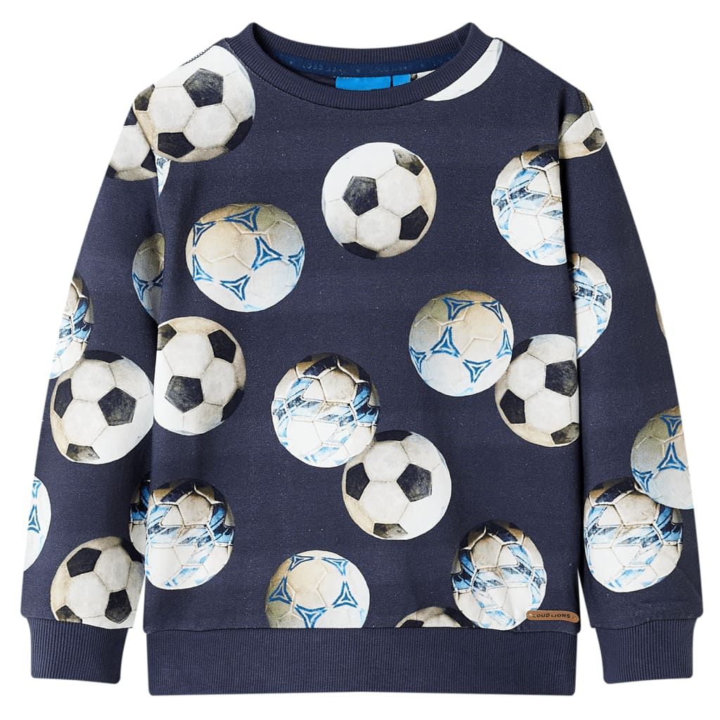 Sudadera infantil azul marino 92